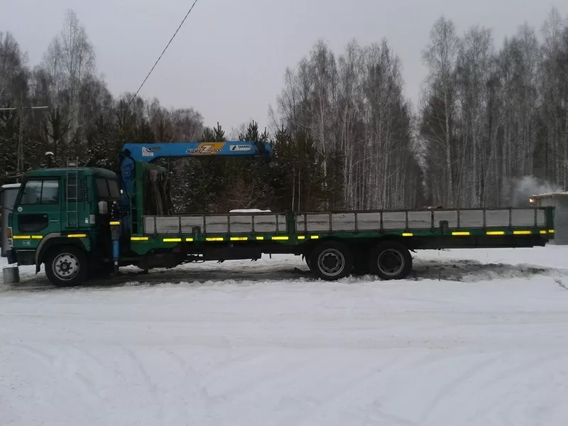 Грузоперевозки манипулятором в Ярославле 15 тонн