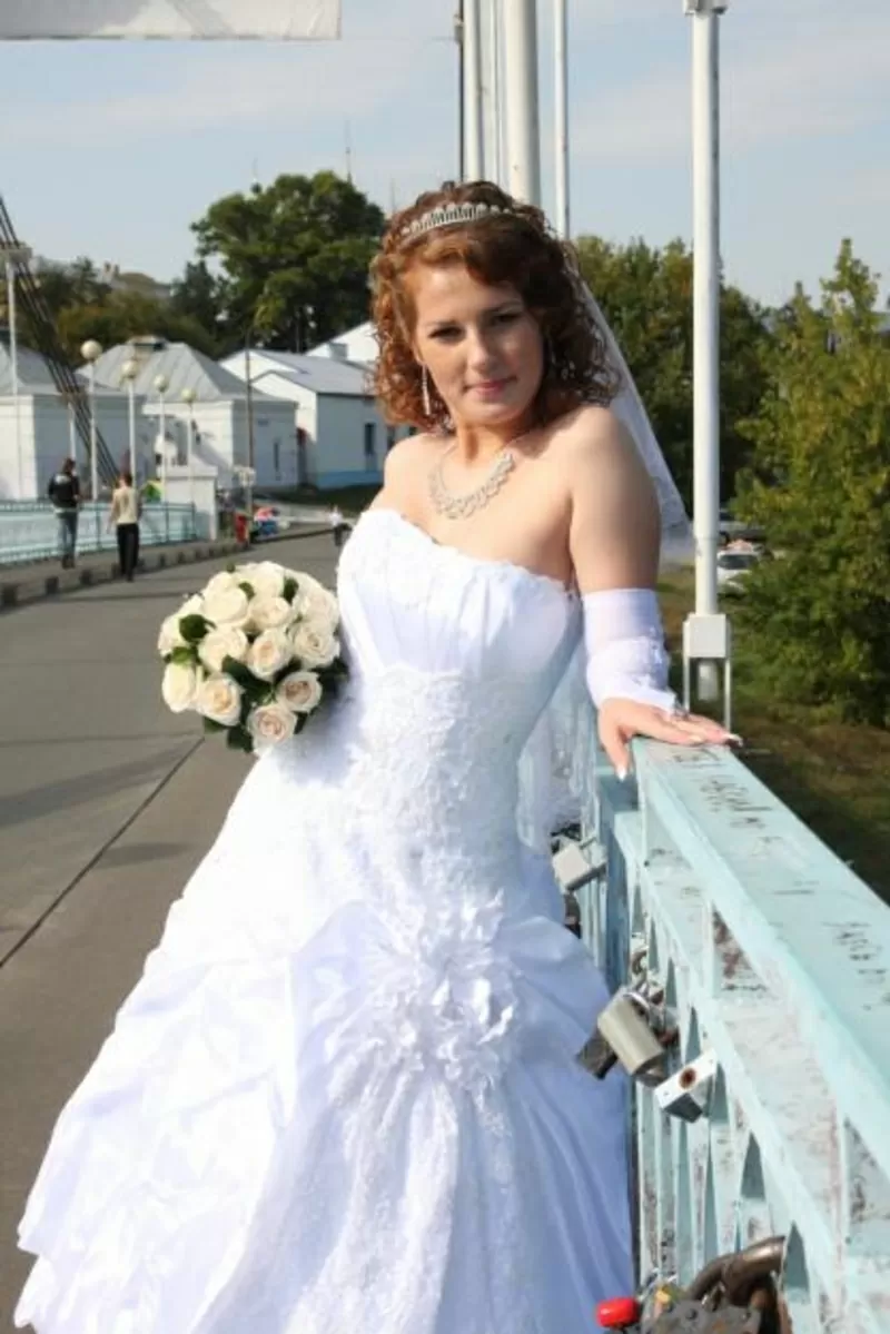 Продам пышное белое свадебное платье